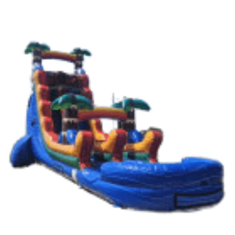 22Ft Blue Paradise Water Slide